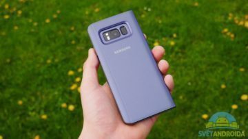 Recenze Samsung S8 obal flipcase kamera