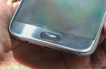 Samsung Galaxy S7: Domácí tlačítko se velmi snadno poškrábe