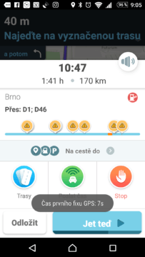 Navigace Waze ví o dění na trase