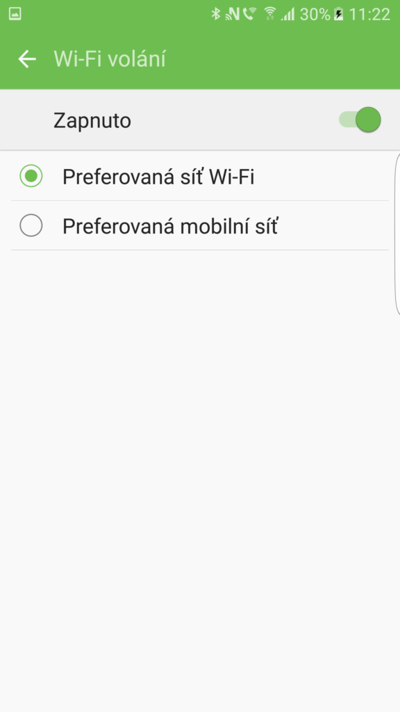 T Mobile Wi Fi volání VoWiFi 1