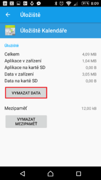 Vymazat data