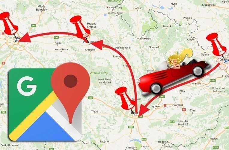 tip pro mapy google jak v navigaci pridat zastavku na trase