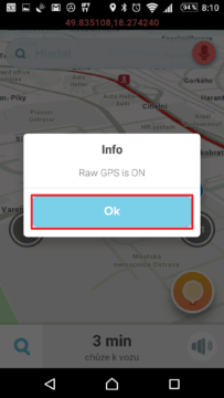 Raw GPS is ON