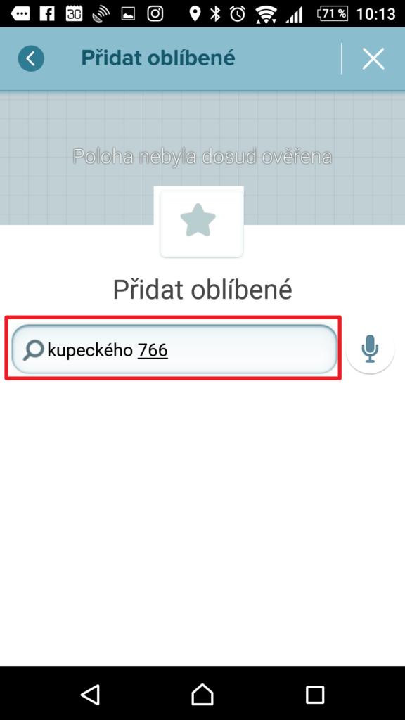 Vyhledejte místo