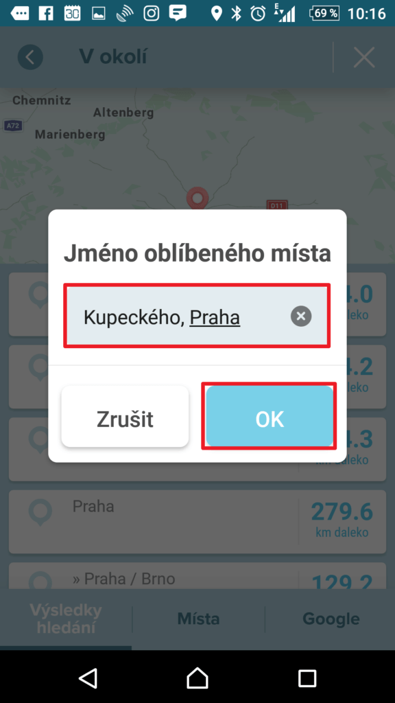 Pojmenujte položku