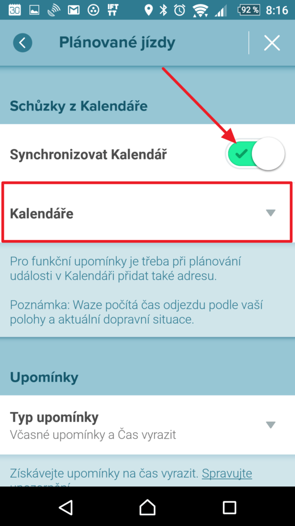 Výběr použitých kalendářů