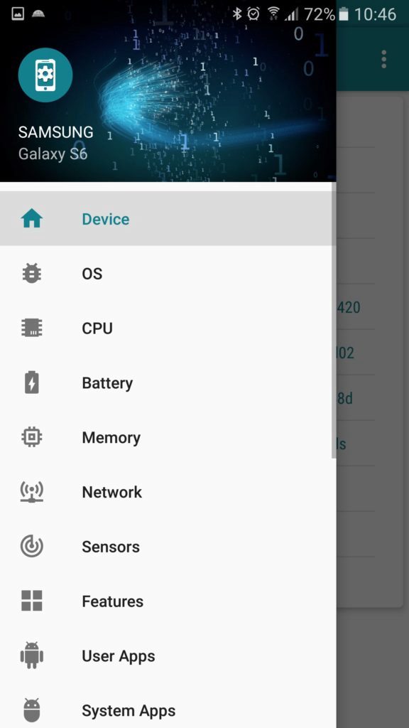 Aplikace My Device prostredi 3