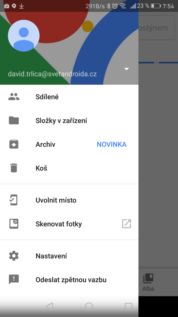 Archiv Google Fotky 1