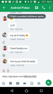 Odešlete odkaz pro sdílení