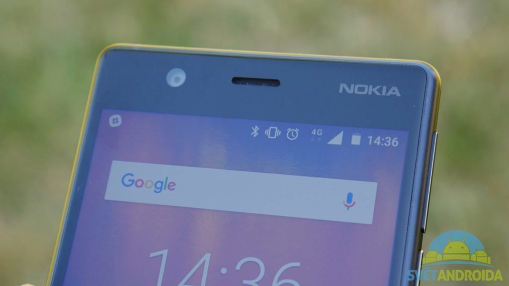 Nokia 3 konstrukce predni strana 2