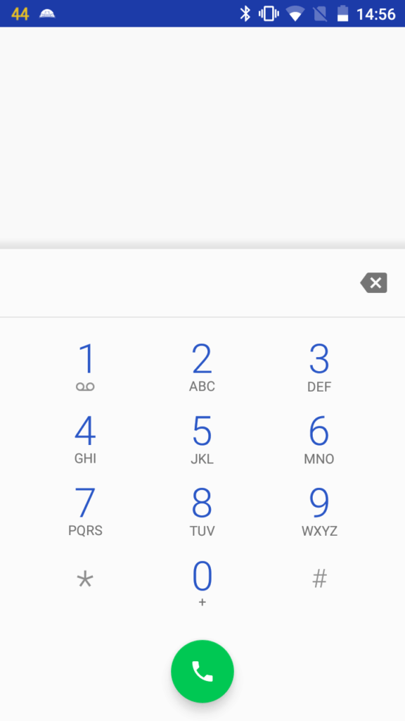 Nokia 3 system dialer