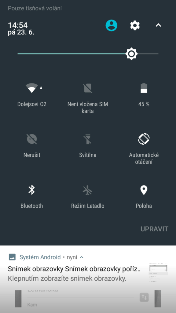 Nokia 3 system notifikacni lista 2