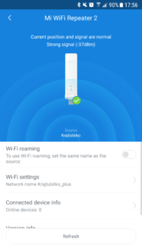 WiFi signal – Xiaomi mi wifi amplifier 2 – 7