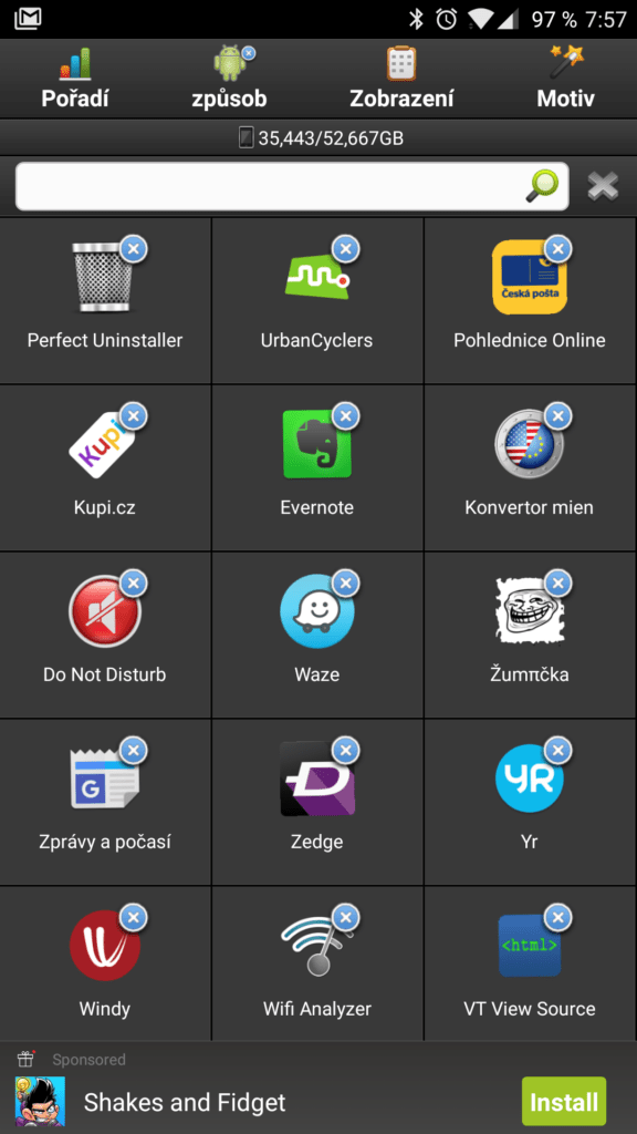 Nástroj Perfect Uninstaller