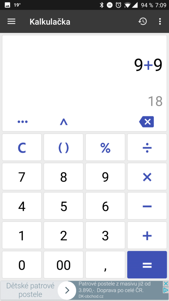 Kalkulačka ClevCalc