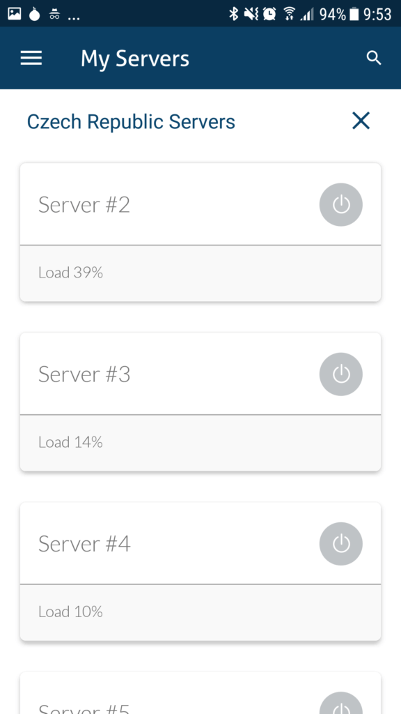 Anonymni surfovani VPN server 3