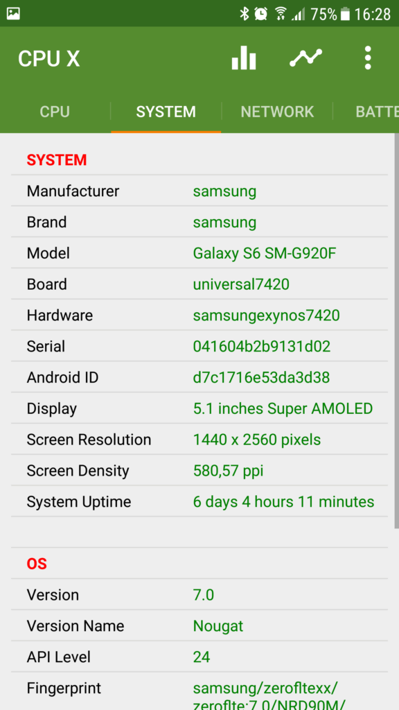 CPU X aplikace 2