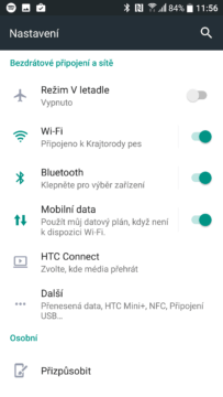 HTC 10 – ukázka systému s rozhraním Sense 6