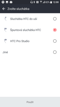 HTC 10-zvuk, nastavení 2