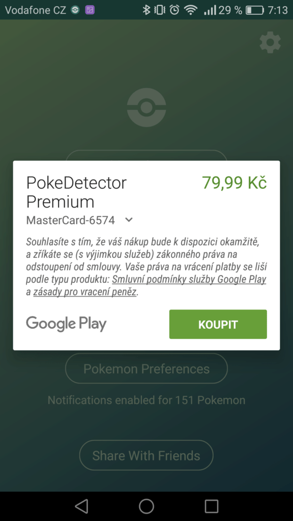 Jak chytit Pokemona Pokedetector 4
