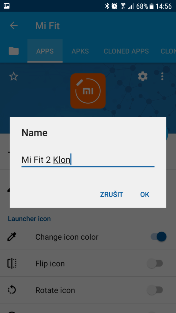 Jak klonovat aplikace App Cloner 14