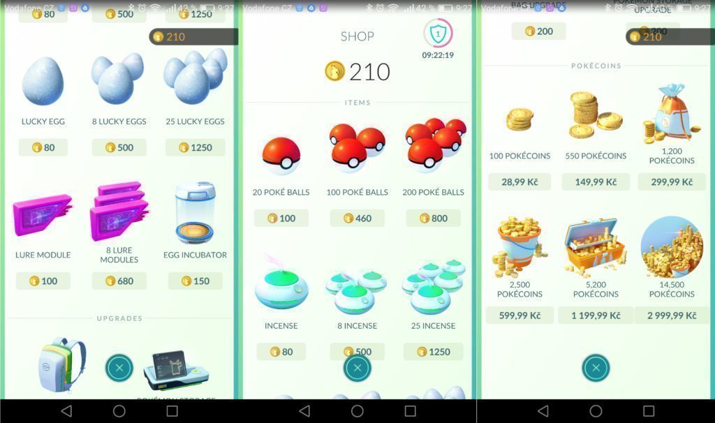 Kompletní návod Pokémon Go - shop