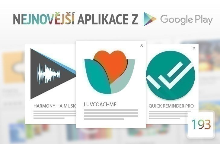 Nejnovější aplikace z Google Play 193
