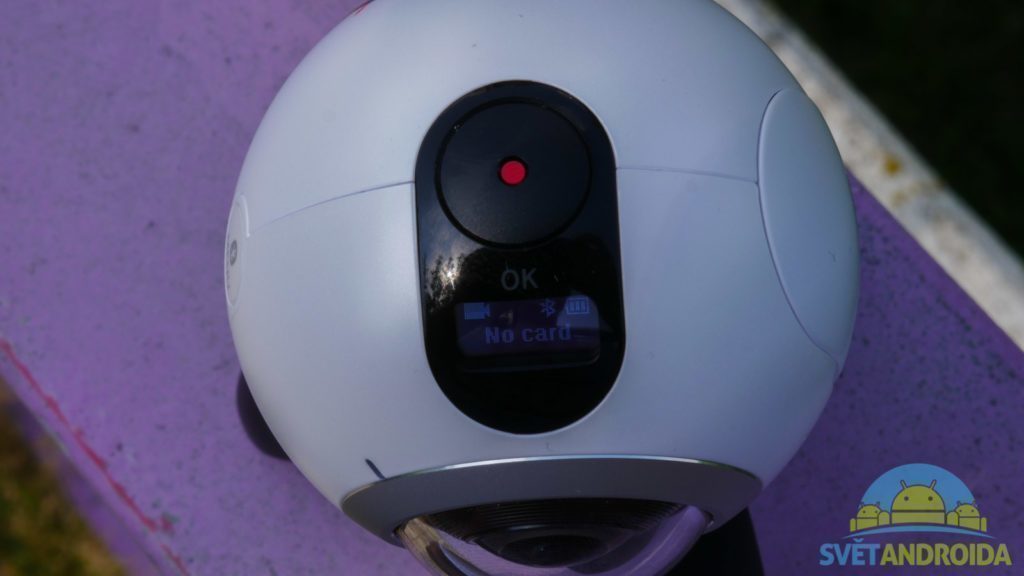 Samsung Gear 360 konstrukce displej