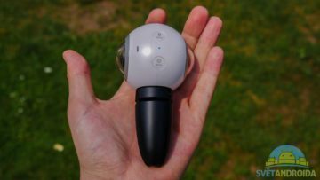 Samsung Gear 360-konstrukce, stativ