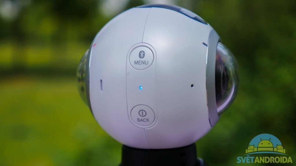 Samsung Gear 360 konstrukce tlačítka