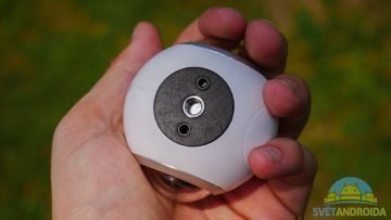 Samsung Gear 360-konstrukce, závit pro stativ