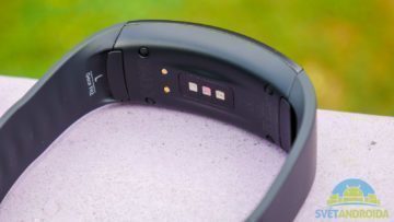 Samsung Gear Fit 2 konstrukce spodní část