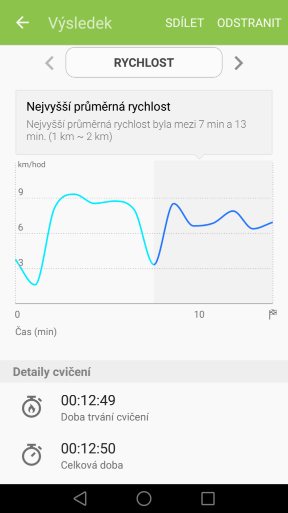 Samsung Gear Fit 2 záznam GPS 3