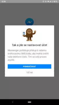 facebook messenger skryte funkce ucet