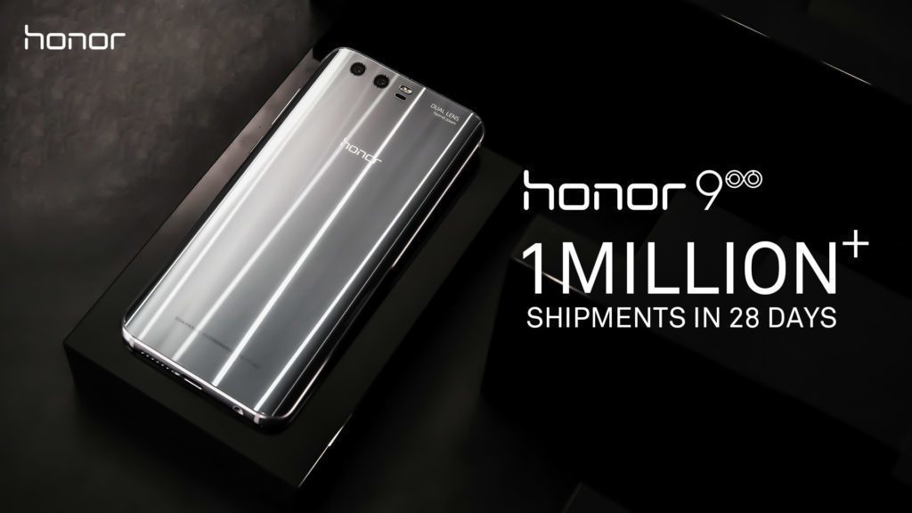 honor 9 milion