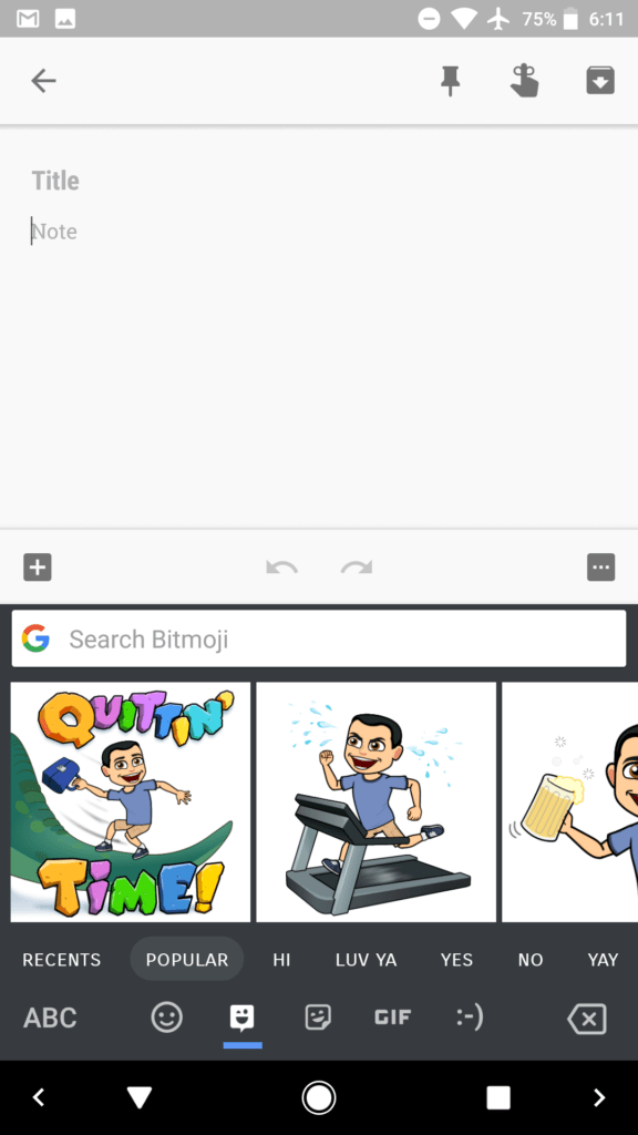 Klávesnice Gboard