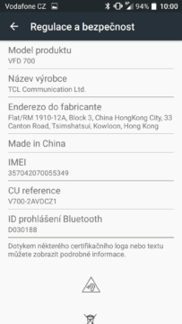 Vodafone Smart Ultra 7 TCL