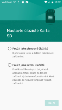 Vodafone Smart Ultra 7 úložiště