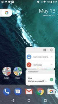android 8 notifikacni tecky