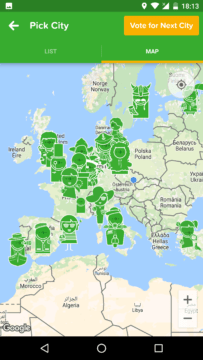 CityMapper evropa