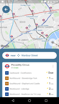 CityMapper metro