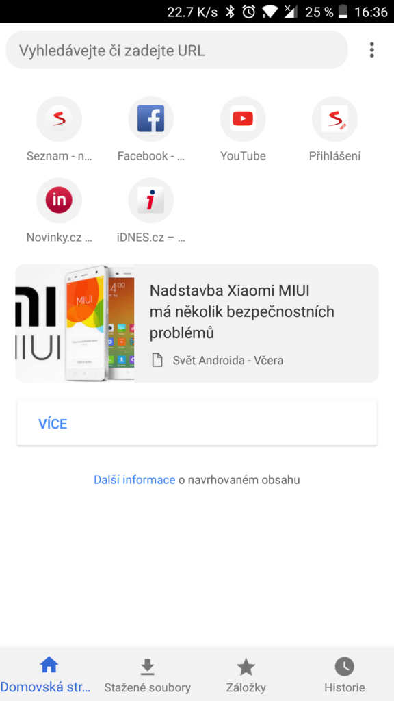 google chrome canary domovska stranka