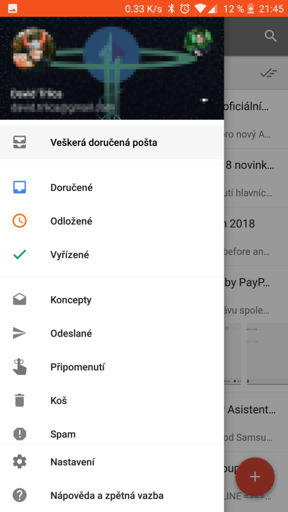 inbox od googlu email