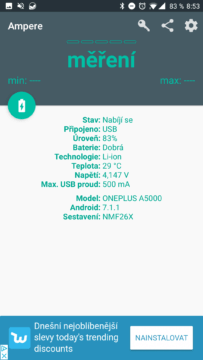 nenabiji telefon aplikace Ampere