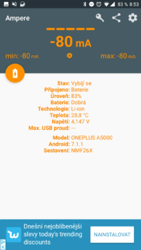 nenabiji telefon aplikace Ampere