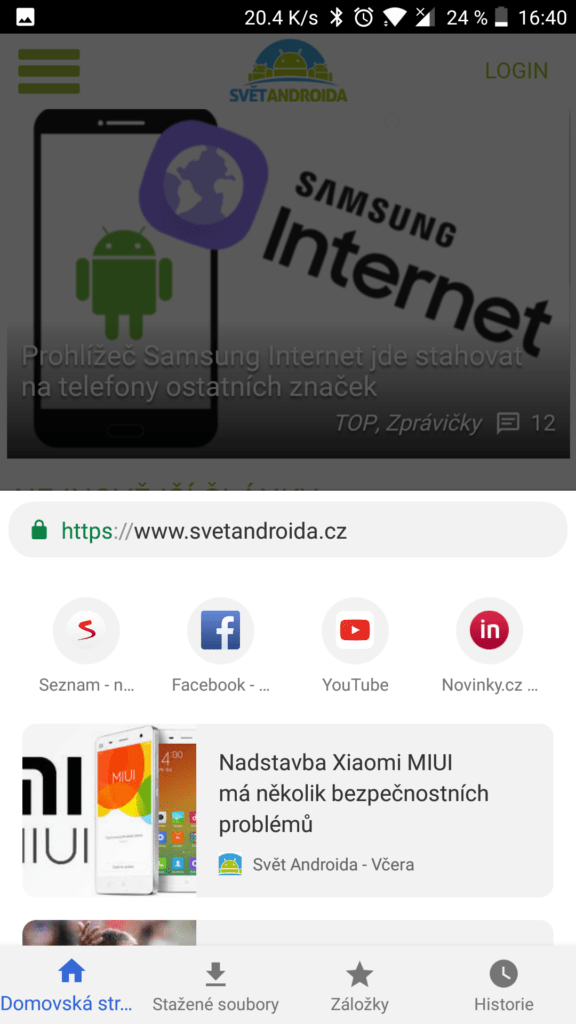 google chrome canary domovska stranka