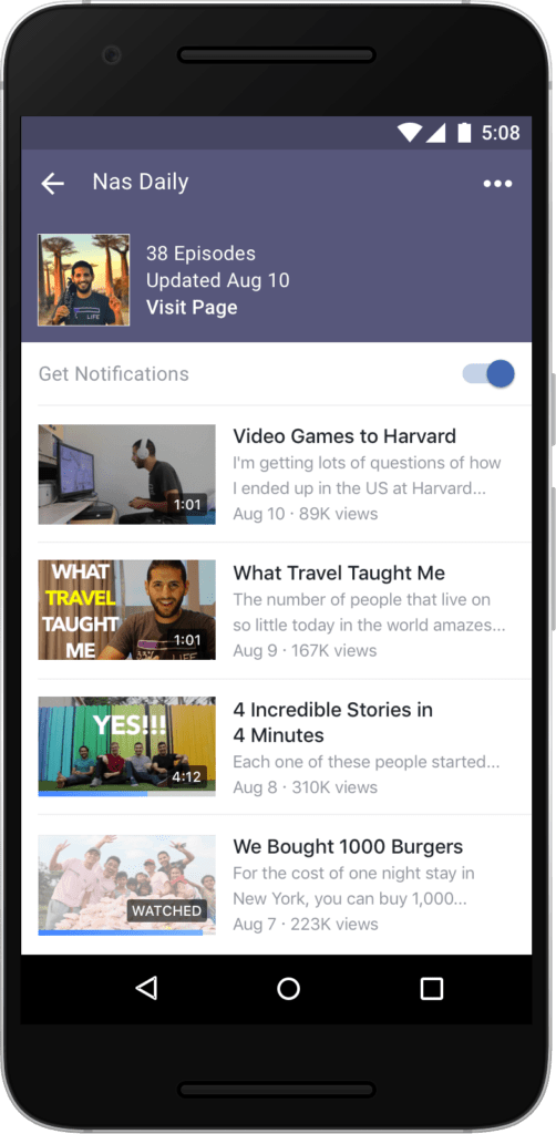 facebook watch