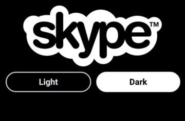 Skype v nové verzi dostává tmavý motiv