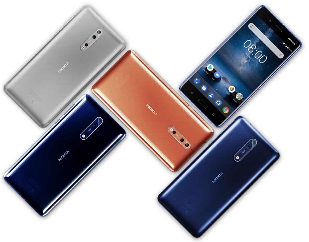 smartphone Nokia 8 barvy dualni fotoaparat