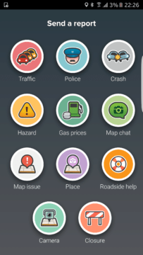 waze navigace pomoc na ceste android